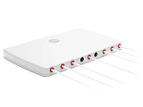 2J4H84PGFe 5G, GNSS adhesive mount Antenna 7-in-1 SMA-M 300cm