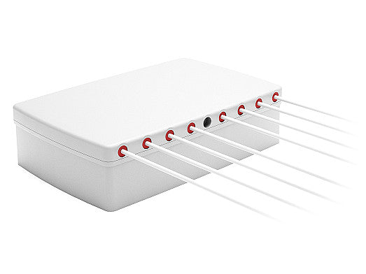 2J4H85Me 5G, Wi-Fi 6E/7, ISM Magnetfußantenne 8-in-1 SMA-M/RPSMA-M 300cm