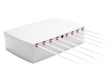 2J4H85Me 5G, Wi-Fi 6E/7, ISM Magnetfußantenne 8-in-1 SMA-M/RPSMA-M 300cm