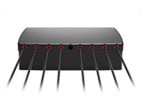 2J4H85Me 5G, Wi-Fi 6E/7, ISM Magnetfußantenne 8-in-1 SMA-M/RPSMA-M 300cm