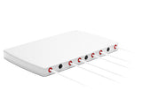 2J4H85Pf 5G, Wi-Fi 6E/7, ISM adhesive mount Antenna 6-in-1 SMA-M/RPSMA-M 300cm IP69