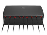 2J4H86MGFf 5G, GNSS, Wi-Fi 6E/7, ISM Magnetische Montageantenne 9-in-1 SMA-M/RPSMA-M 300cm IP67/IP69