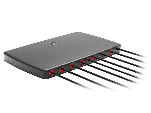 2J4H86PGFf 5G, GNSS, Wi-Fi 6E/7, ISM Klebehalterung Antenne 9-in-1 SMA-M/RPSMA-M 300cm IP69