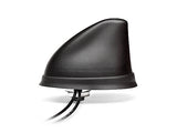 2J8741BGF 4G/LTE, GNSS screw mount Antenna Shark Fin SMA-M 300cm IP67/IP69