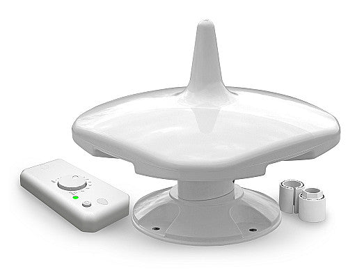2J9438JBW HDTV, DVBT, DVBT2, FM, DAB screw/pole mount Antenna Sombrero F-Male IP67/IP69