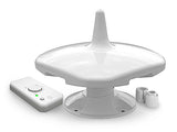 2J9438JBW HDTV, DVBT, DVBT2, FM, DAB screw/pole mount Antenna Sombrero F-Male IP67/IP69