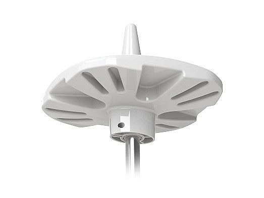 2J9438JBW HDTV, DVBT, DVBT2, FM, DAB screw/pole mount Antenna Sombrero F-Male IP67/IP69