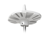 2J9438JBW HDTV, DVBT, DVBT2, FM, DAB screw/pole mount Antenna Sombrero F-Male IP67/IP69