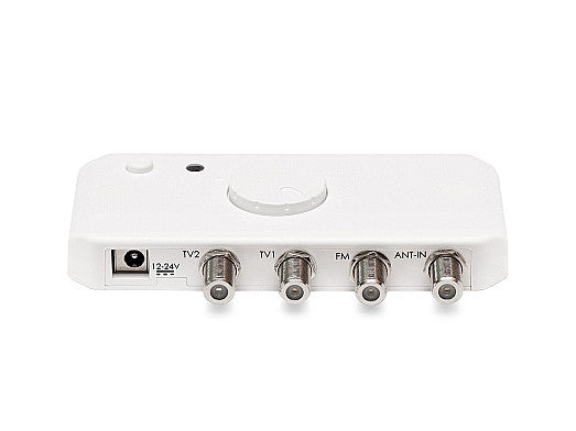 2J9438JBW HDTV, DVBT, DVBT2, FM, DAB screw/pole mount Antenna Sombrero F-Male IP67/IP69