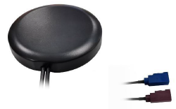 SW19078EB56 2-in-1 Multi-Band 4G+GNSS Magnet-Mounted IoT Antenna FAKRA-C & FAKRA-D 300cm
